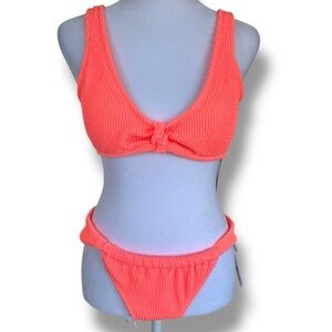 Hurley Coral Bikini Size L NWT